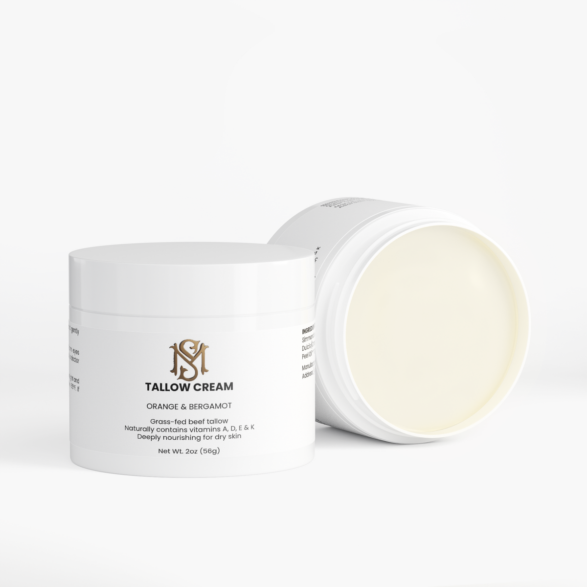 Tallow Cream Orange & Bergamot