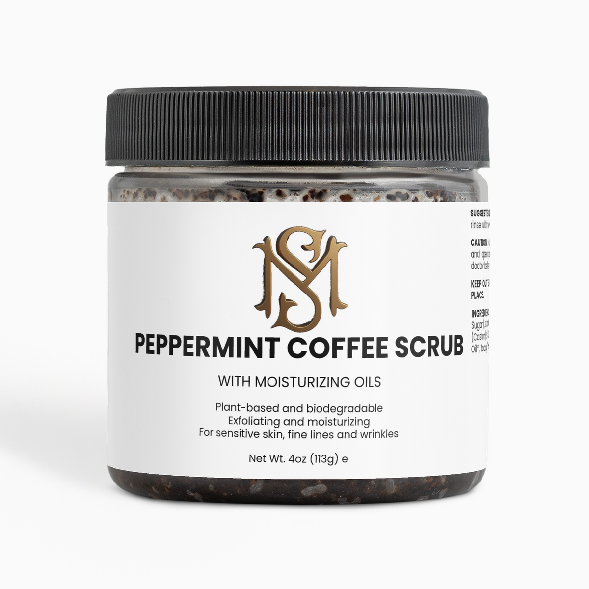 Peppermint Coffee Scrub