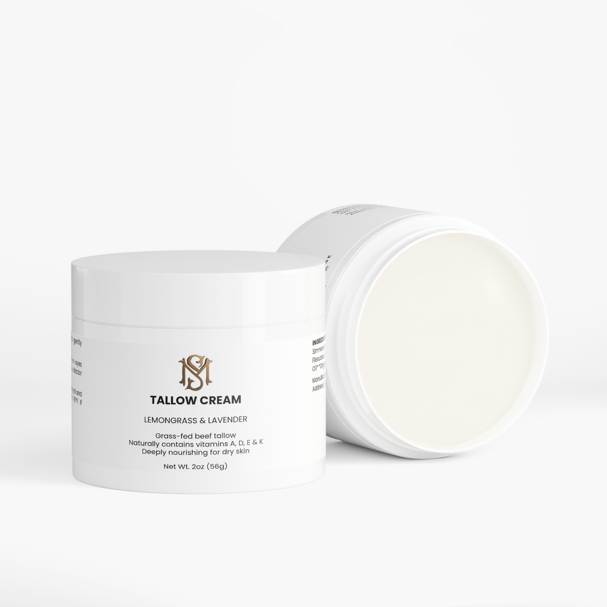 Tallow Cream Lemongrass & Lavender