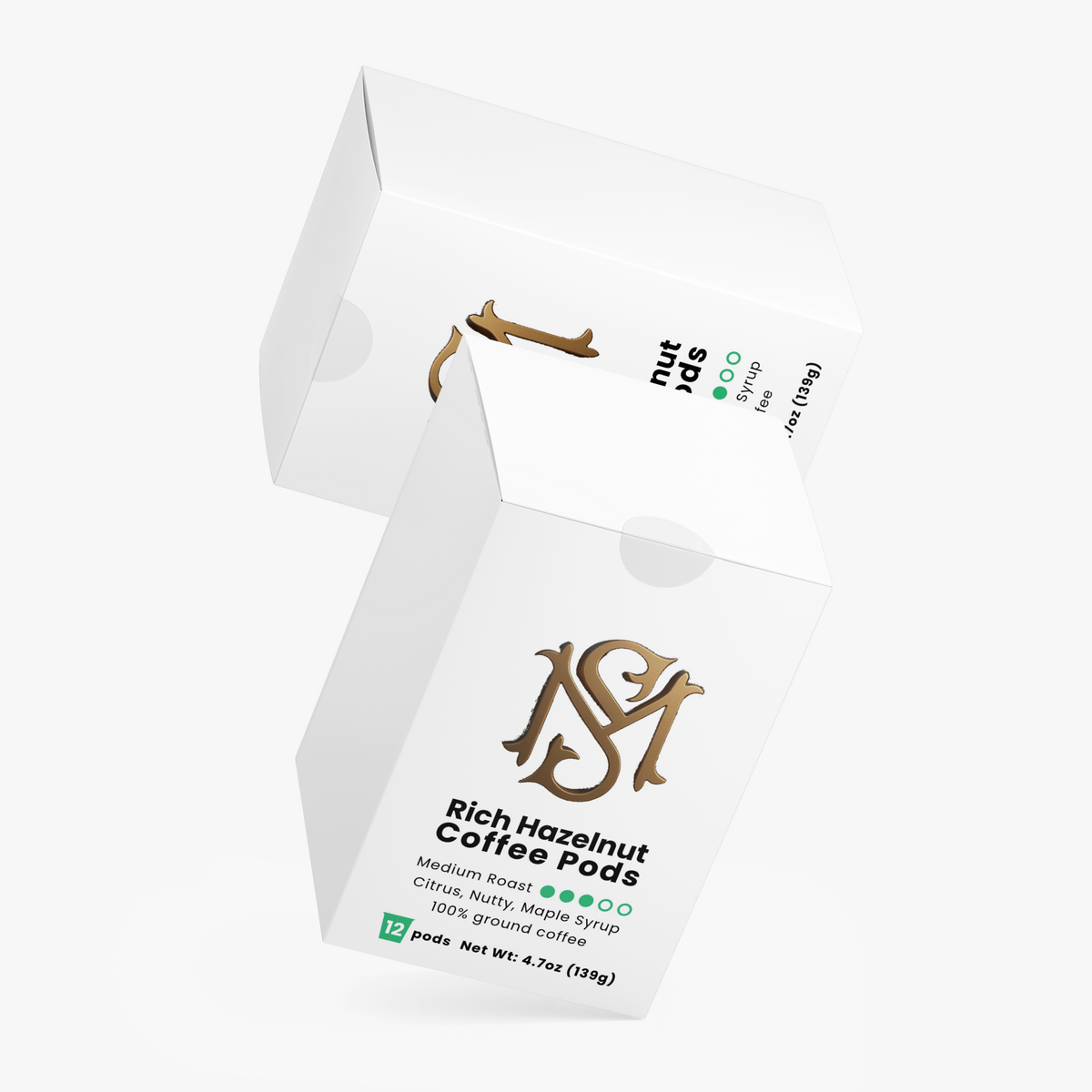 Rich Hazelnut Coffee Pods (Medium Roast)