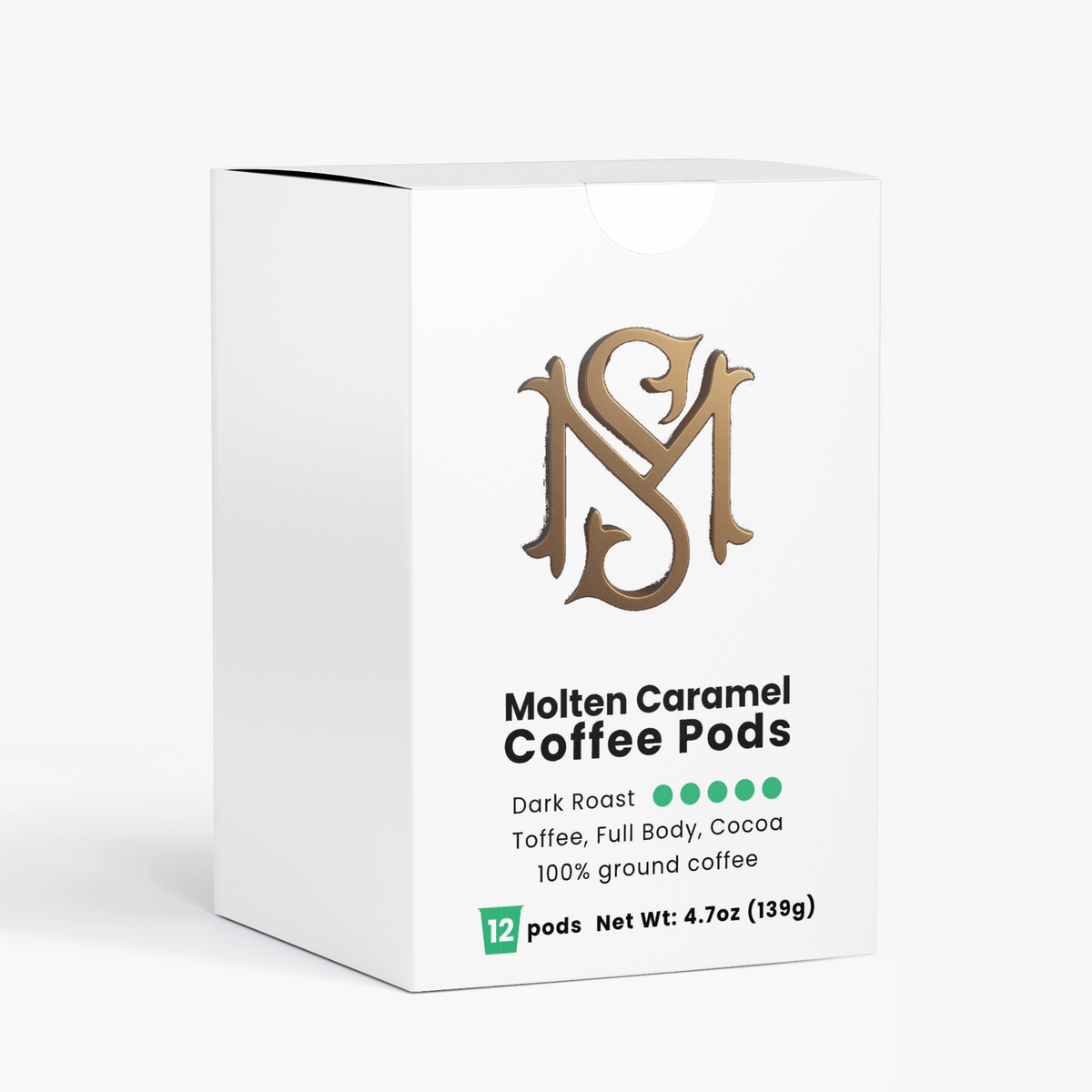 Molten Caramel Coffee Pods (Dark Roast)