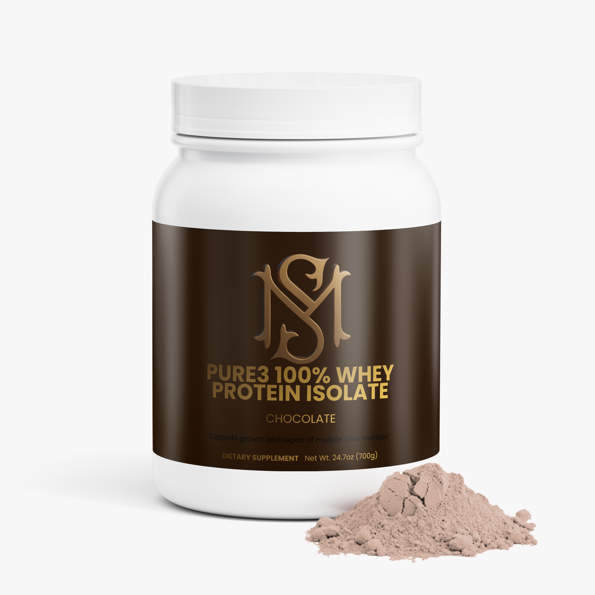 Pure3 100% Whey Protein Isolate (Chocolate)